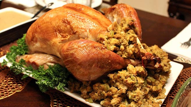 How To Cook a Turkey for Thanksgiving and Turkey dressing